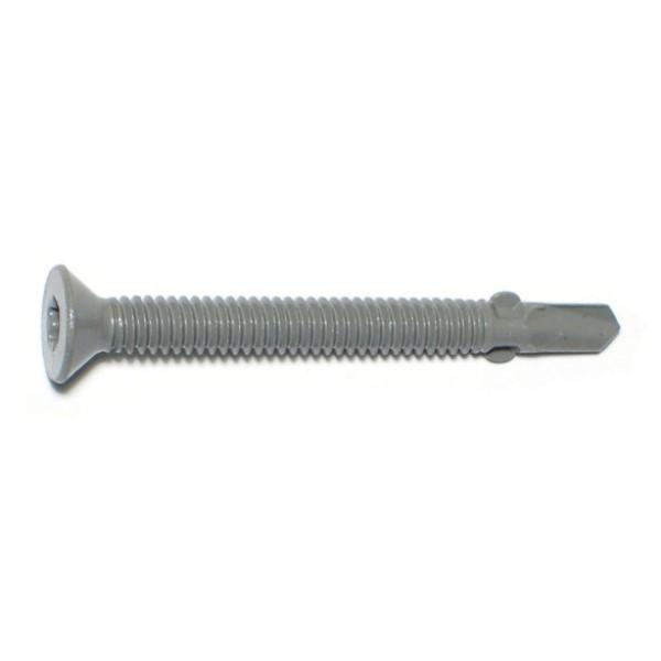 1/4 x 2-1/2" Gray Long Life Saberdrive Floorboard Self Drilling Screws w/ Wings 38 pcs.